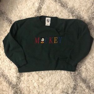 Vintage Mickey Mouse Crop